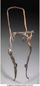 70141&colon; A Navajo Headstall  c&period; 1900  Consisting of a com