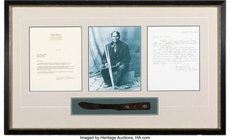 70147&colon; Geronimo's Personal Knife   11&frac14&semi; inch steel knif