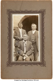 70165&colon; A Candid Photograph of Geronimo Taken in His Lat