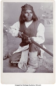 70166&colon; A Cabinet Card Depicting Alacasa&comma; White Mountain