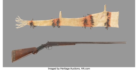 70174&colon; An Plains Rifle Scabbard and A Western Arms Co&period; 