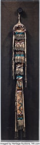 70187&colon; An Apache Awl Case   c&period; 1890  The narrow hide fo