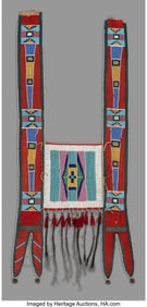 70280&colon; A Crow Martingale  c&period; 1900  Composed of hide&comma; ca