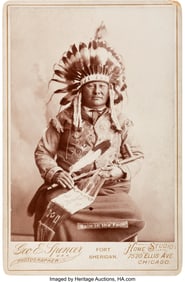 70301&colon; A Rare Autographed George E&period; Spencer Cabinet Pho