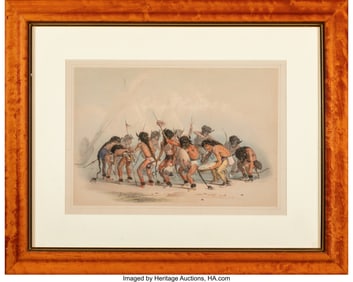 70305&colon; Two Lithographs on Paper  After George Catlin &lpar;A