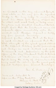 70325&colon; A Signed Document by Thomas M&period; McDougall    McDo