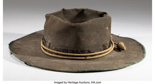 70335&colon; General John Gibbon's Campaign Hat   Acquired fr