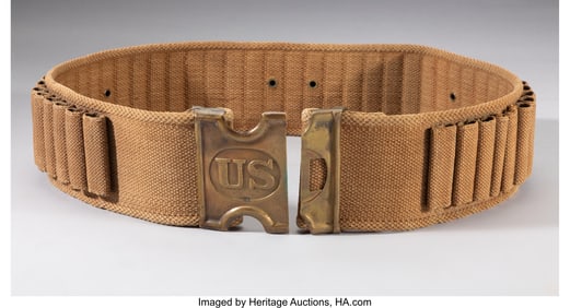 70339&colon; A First Model 1885 Pattern Mills Cartridge Belt 
