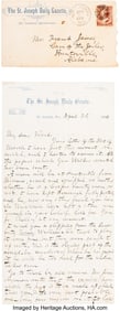 70348&colon; An Autographed Letter Signed by John Newman Edwa