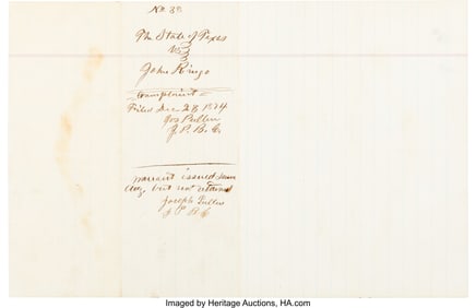 70351&colon; A Legal Document Related to Johnny Ringo   A tri