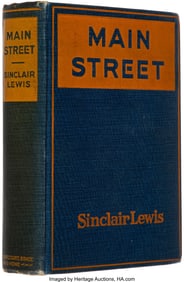 70355&colon; A First Edition of Sinclair Lewis's Main Street&comma;