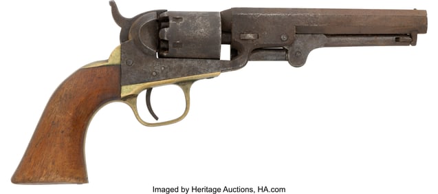 70360&colon; A Colt 1849 Pocket Model Single Action Revolver 