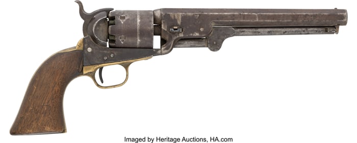 70361&colon; A U&period;S&period; Colt Model 1851 Navy Single Action Revolv