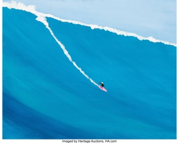 36083&colon; Jean Jullien &lpar;b&period; 1983&rpar; La Vague Acrylic on canva