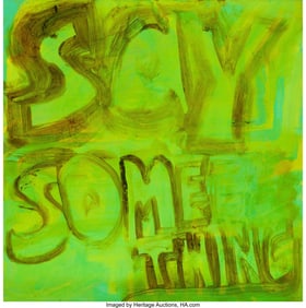36158&colon; Dana Frankfort &lpar;b&period; 1971&rpar; Untitled &lpar;Say Something