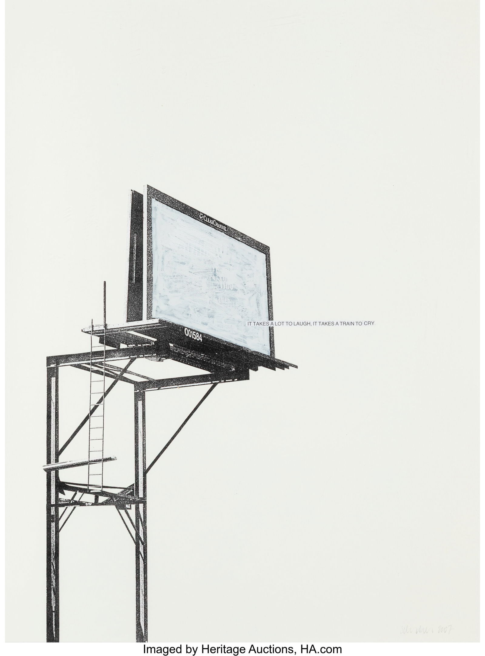 Hans Schabus (b. 1970) Untitled from Deserted Co: Hans Schabus (b. 1970) Untitled from Deserted Conquest series (two works), 2007 Mixed media collage on paper 22 x 16-1/2 inches (55.9 x 41.9 cm&