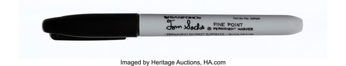 36089&colon; Tom Sachs &lpar;b&period; 1966&rpar; Sharpie Custom permanent mar
