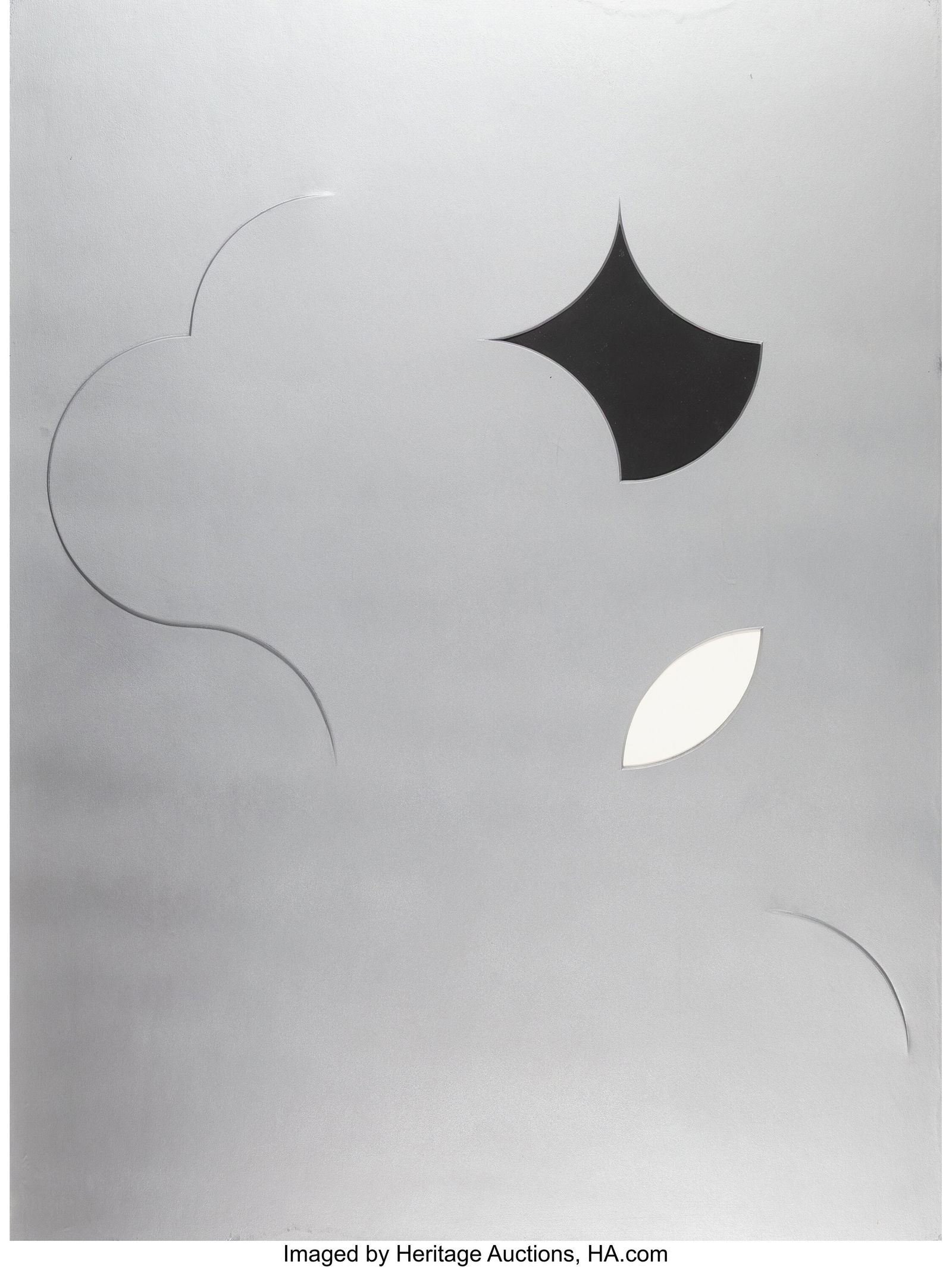 Gottfried Honegger (1917-2016) Biseautage D557,: Gottfried Honegger (1917-2016) Biseautage D557, 1969 Mixed media relief on Masonite 39-3/4 x 29-3/4 inches (101.0 x 75.6 cm) Inscribed on the reverse&co