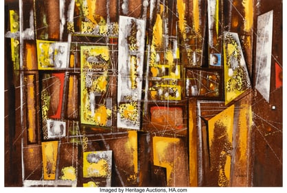 36020&colon; Jules Engel &lpar;1909-2003&rpar; Untitled Gouache on pape