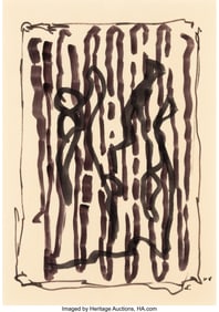 36022&colon; Ed Moses &lpar;1926-2018&rpar; Untitled&comma; 1988 Ink on paper