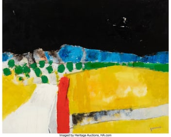 36104&colon; Paul Guiramand &lpar;1926-2008&rpar; Untitled Oil on canva