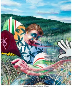 36109&colon; Thomas Agrinier &lpar;b&period; 1976&rpar; L'esquive&comma; 2021 Oil on