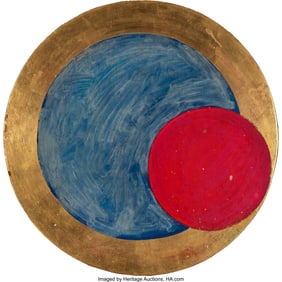 36056&colon; Mary Obering &lpar;1937-2022&rpar; Sphere Mixed media on m