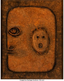 36221&colon; Dominick Di Meo &lpar;1927-2024&rpar; Head&comma; 1958 Plastic w