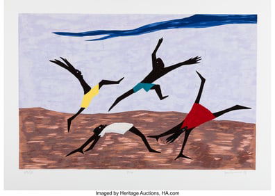 40012&colon; Jacob Lawrence &lpar;1917-2000&rpar; Play&comma; 1999 Screenprin