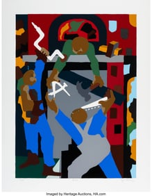 40013&colon; Jacob Lawrence &lpar;1917-2000&rpar; Stained Glass Windows