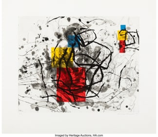 40019&colon; Louisa Chase &lpar;1951-2016&rpar; Untitled&comma; 1988 Etching 