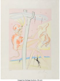 40029&colon; Salvador Dalí &lpar;1904-1989&rpar; Le singe et le leopar