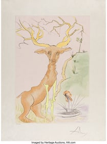 40031&colon; Salvador Dalí &lpar;1904-1989&rpar; Le singe et le leopar