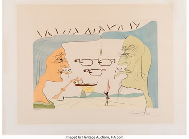 40045&colon; Salvador Dalí &lpar;1904-1989&rpar; Le télégraphe&comma; from