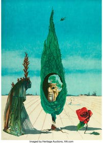 40047&colon; Salvador Dalí &lpar;1904-1989&rpar; Enigma of the Rose&comma; f