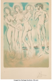 40052&colon; Salvador Dalí &lpar;1904-1989&rpar; The Judgement of Pari