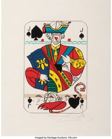 40081&colon; Salvador Dalí &lpar;1904-1989&rpar; Jack of Spades&comma; from 