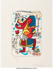 40082&colon; Salvador Dalí &lpar;1904-1989&rpar; Joker&comma; from Playing C