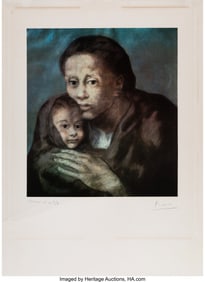 40088&colon; After Pablo Picasso &lpar;1881-1973&rpar; Mother and Child