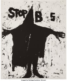 40100&colon; Richard Serra &lpar;1939-2024&rpar; Stop BS&comma; 2004 Lithogra