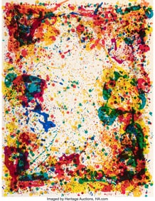40105&colon; Sam Francis &lpar;1923-1994&rpar; Freshet&comma; 1972 Screenprin