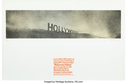 40107&colon; Ed Ruscha &lpar;b&period; 1937&rpar; Hollywood in the Rain&comma; from