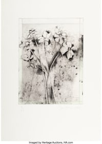 40111&colon; Jim Dine &lpar;b&period; 1935&rpar; Anemones&comma; from A Temple of Fl
