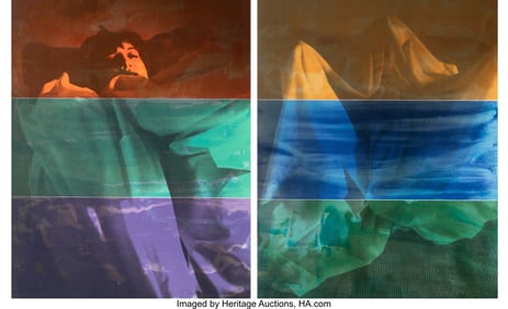 40130&colon; David Salle &lpar;b&period; 1952&rpar; Ghost&semi; Ghost &lpar;Face&rpar; &lpar;two w