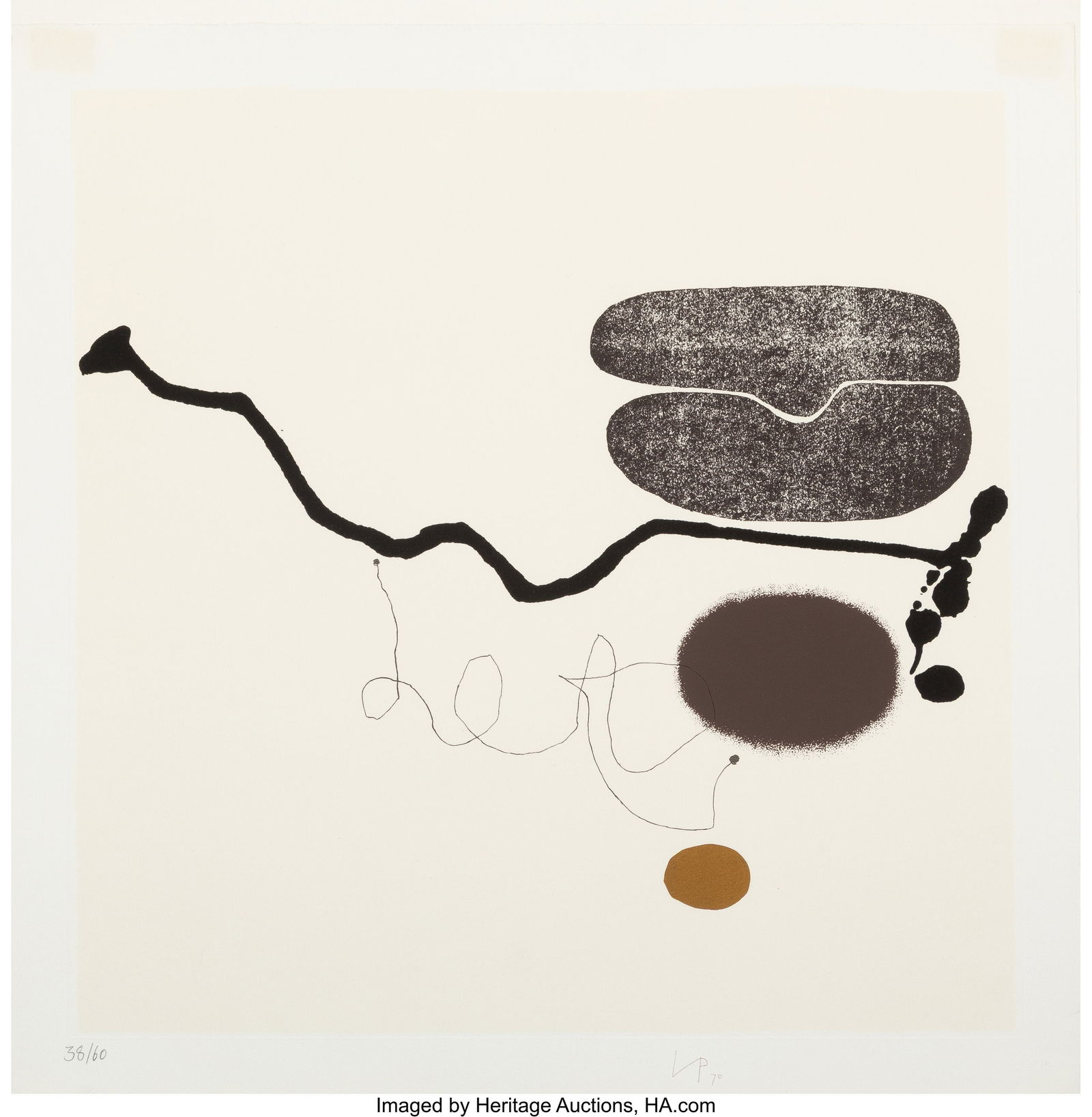 Victor Pasmore (1909-1998) Linear Development 7,: Victor Pasmore (1909-1998) Linear Development 7, 1970 Screenprint in colors on wove paper 18-1/8 x 18-1/8 inches (46.0 x 46.0 cm) (sheet) Ed&p