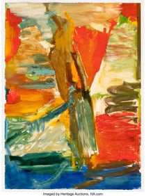40139&colon; John Zurier &lpar;b&period; 1956&rpar; Untitled&comma; 1984 Monotype in