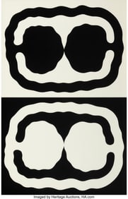 40146&colon; Jesse Reichek &lpar;1916-2005&rpar; Untitled&comma; 1966 Lithogr