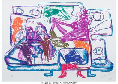 40167&colon; Bjarne Melgaard &lpar;b&period; 1967&rpar; Untitled&comma; 2012 Lithogr