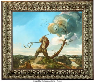 89125: Victor Safonkin - The Cloud Tamer Painting Origi