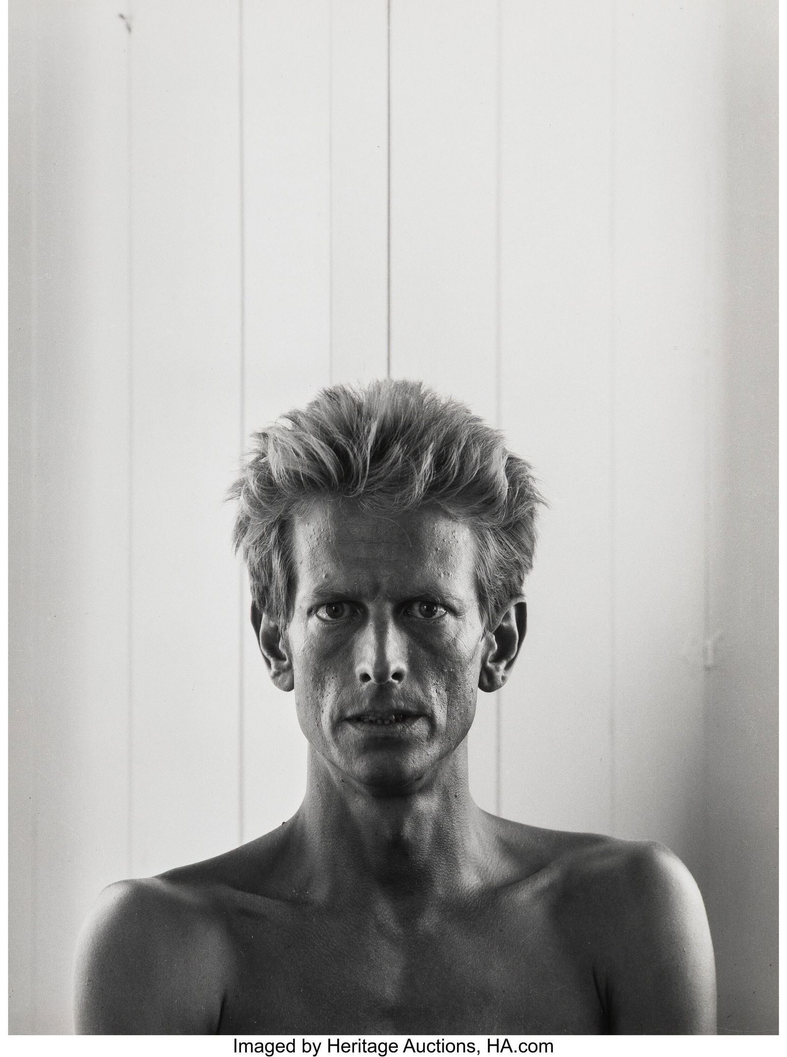 Arnold Newman (American, 1918-2006) David Hare,: Arnold Newman (American, 1918-2006) David Hare, 1952 Gelatin silver print 9-3/4 x 7-1/4 inches (24.8 x 18.4 cm) (image/sheet) Signed